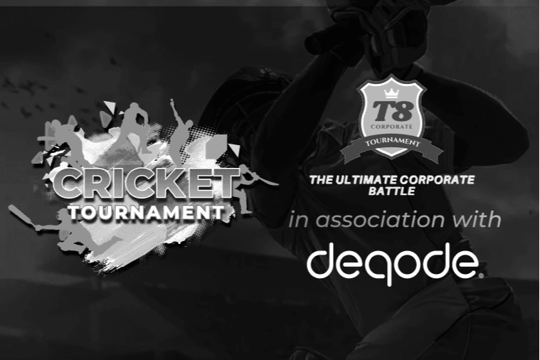 Deqode sponsored and participated in the Corporate Cricket league